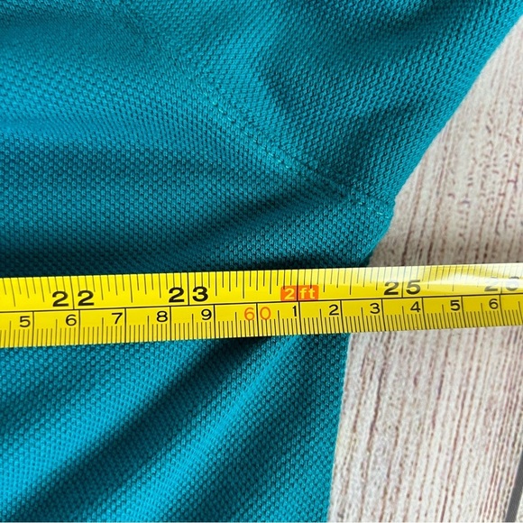 Teal Polo Shirt with Logo - Picture 3 of 3